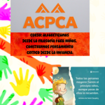 Logotipo del grupo ALFABETIZAMOS DESDE LA FILOSOFÍA PARA NIÑOS. CONSTRUIMOS PENSAMIENTO CRITICO DESDE LA INFANCIA.